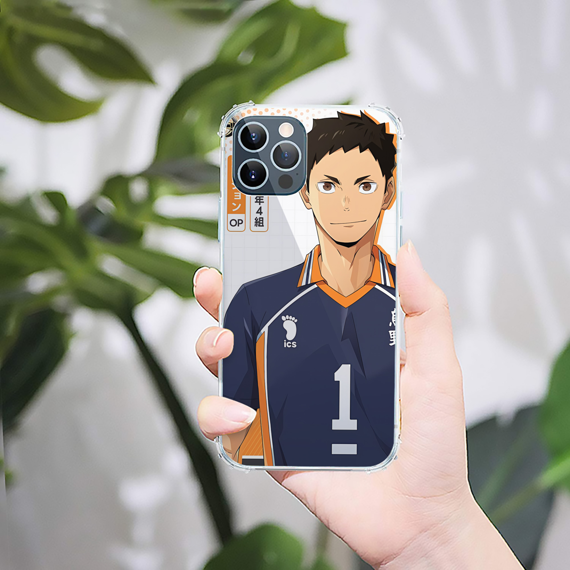 （画像用） ハイキュー!! Haikyu!! 【iPhone 12シリーズ対応】透明スマホケース（クリアソフトケース）